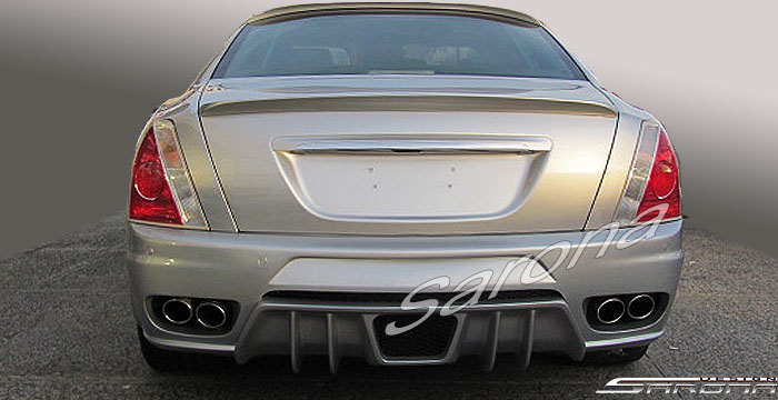 Custom Maserati Quattroporte Rear Bumper  Sedan (2005 - 2010) - $1190.00 (Part #MR-001-RB)
